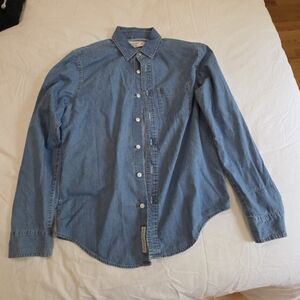 Abercrombie & Fitch Light Blue Casual Shirt